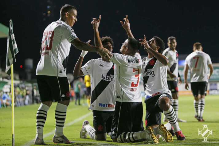17º colocado – Vasco (24 pontos) – 23 jogos / 0.00% de chances de título; 0.47% para vaga na Libertadores (G6); 41.7% de chance de rebaixamento.