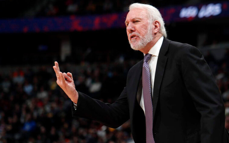 Gregg Popovich: o lendário treinador da NBA declarou apoio para Biden em 2020.