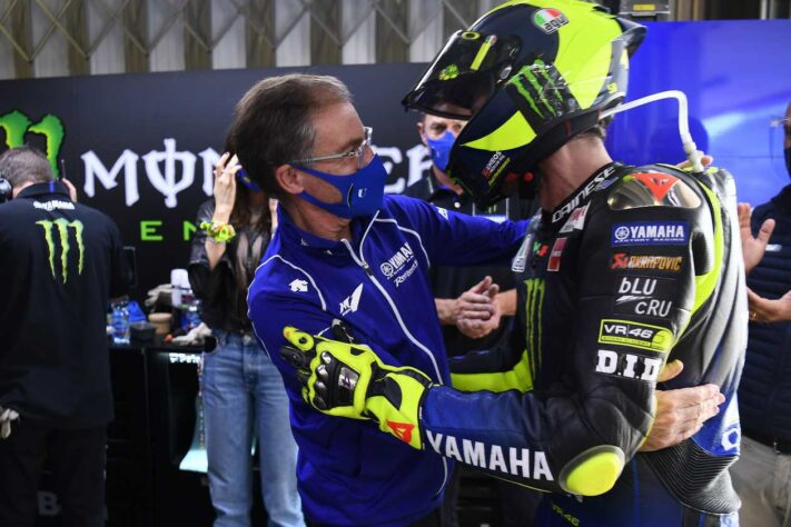 Valentino Rossi se despediu da Yamaha no GP de Portugal de 2020