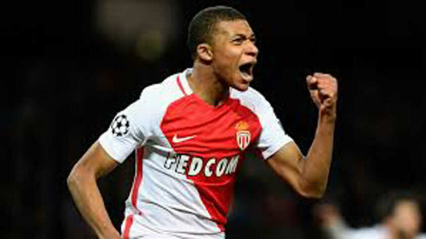 Mbappé - 17 anos e 1 mês - Pelo Monaco-FRA