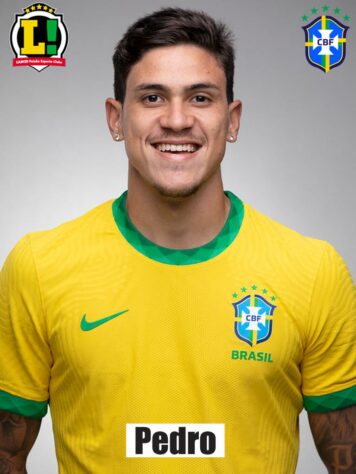 PEDRO - 6,0: fez sua estreia pela Seleção Brasileira ao entrar em campo aos 30 da etapa final. Tentou uma bicicleta, mas não acertou a bola e fez um bom pivô para chute de Firmino.