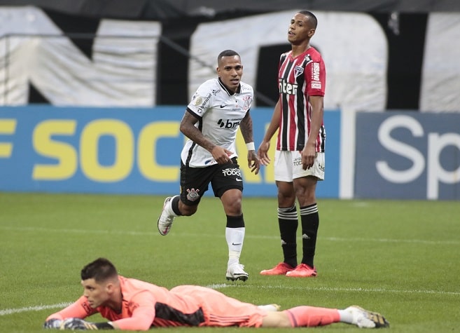 13/12/2020 - Corinthians 1 x 0 São Paulo - 25ª rodada do Brasileirão. Gol: Otero (COR)