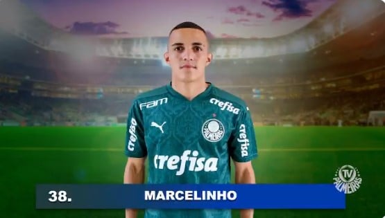Marcelinho (18 anos - atacante): Tem duas partidas como profissional do Palmeiras e foi lançado por Abel Ferreira.