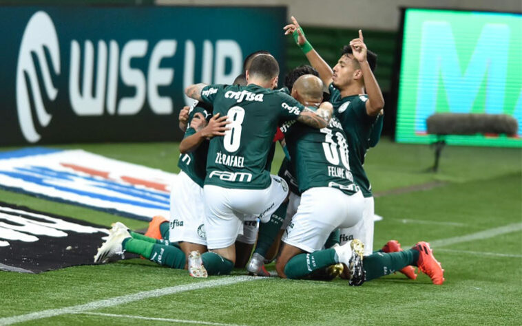 6º colocado – Palmeiras (31 pontos) – 5,5% de chance de título; 52,4% para vaga na Libertadores (G6); 0,53% de chance de rebaixamento.