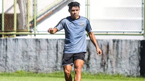 Vitor Jacaré: centroavante do Ceará, 21 anos, contrato até dezembro de 2022. Fez partidas e tem um gol marcado no Campeonato Brasileiro.