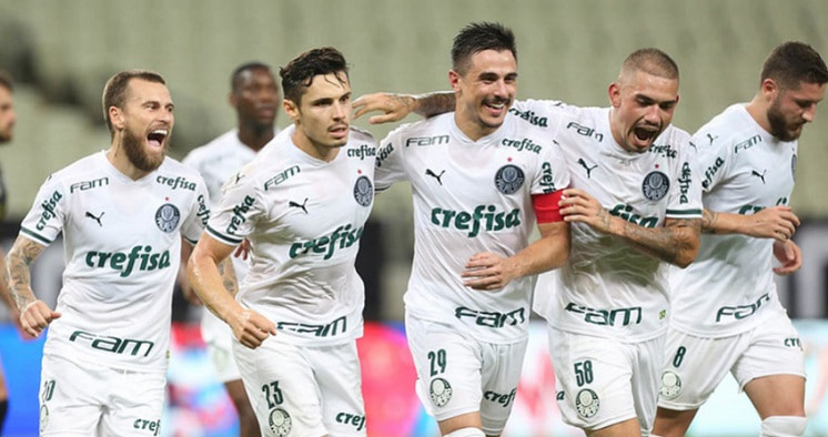 6º colocado – Palmeiras (34 pontos) – 4,9% de chances de título; 54,7% para vaga na Libertadores (G6); 0,31% de chance de rebaixamento.