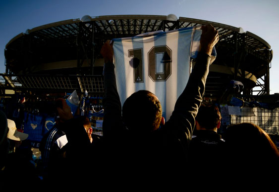 O eterno camisa 10 da Seleção Argentina.