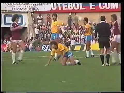Brasil 5 x 0 Venezuela - Eliminatórias da Copa do Mundo de 1982 - Jogando no Serra Dourada,em Goiânia, a Seleção goleou novamente a Venezuela, com gols de Tita (2), Sócrates, Zico e Júnior.