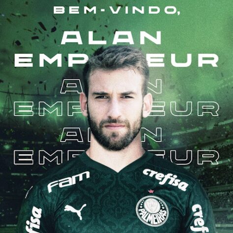 FECHADO - O Palmeiras acertou nesta segunda-feira (09) a contratação do zagueiro brasileiro Alan Empereur, que estava no Hellas Verona-ITA. O defensor de 26 anos firmou vínculo de empréstimo com o clube até junho de 2021 – ao final do período, o Alviverde terá opção de compra.