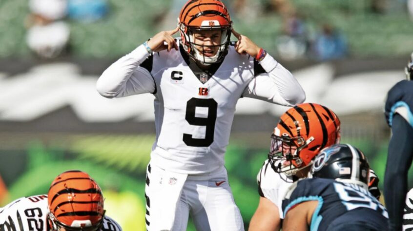 26º Cincinnati Bengals - A linha ofensiva tem tido melhor desempenho nas últimas semanas, e Joe Burrow está soltando o braço sem medo de ser feliz. 