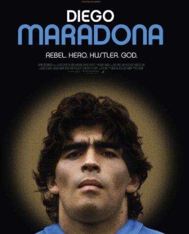 MARADONA (2019) - O documentário produzido pela HBO foi feito a partir de 500 horas de imagens do arquivo pessoal do ex-meia. O astro irritou-se com o subtítulo do filme ("Rebelde, herói, vigarista e Deus") e disse que nem sequer iria assistir à produção e pediu para os fãs boicotarem o filme.