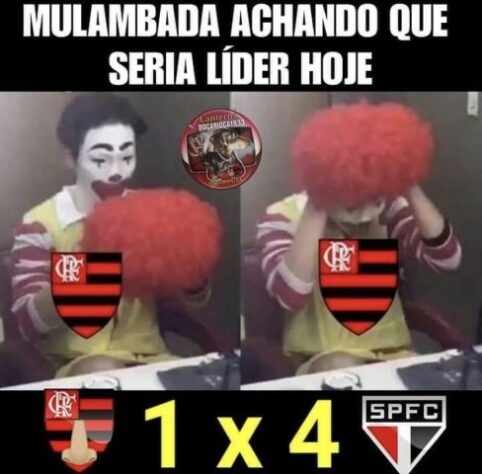 Brasileirão: os melhores memes da goleada de 4 a 1 do São Paulo sobre o Flamengo, no Maracanã