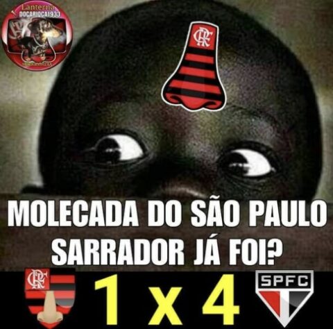 Brasileirão: os melhores memes da goleada de 4 a 1 do São Paulo sobre o Flamengo, no Maracanã