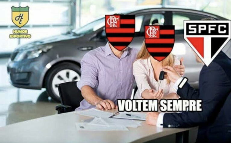 Brasileirão: os melhores memes da goleada de 4 a 1 do São Paulo sobre o Flamengo, no Maracanã