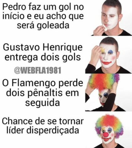 Brasileirão: os melhores memes da goleada de 4 a 1 do São Paulo sobre o Flamengo, no Maracanã