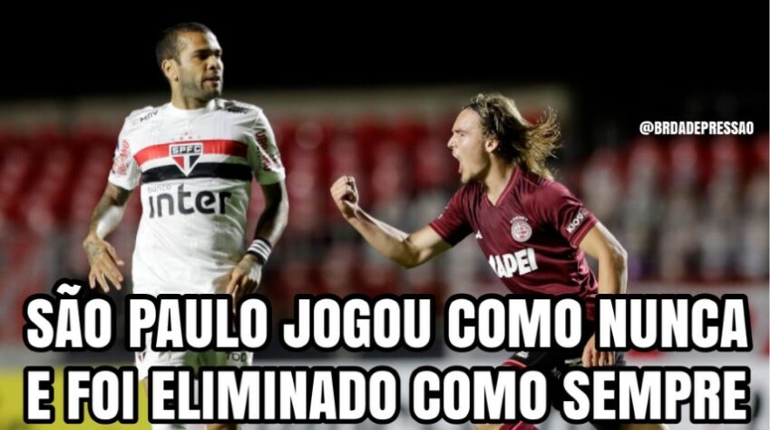 Os melhores memes da eliminação do São Paulo para o Lanús na Copa Sul-Americana