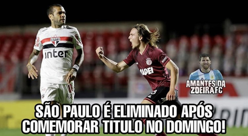 Os melhores memes da eliminação do São Paulo para o Lanús na Copa Sul-Americana