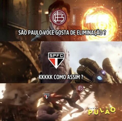 Os melhores memes da eliminação do São Paulo para o Lanús na Copa Sul-Americana