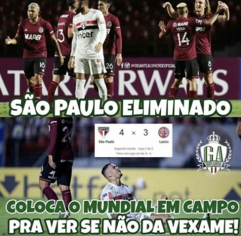 Os melhores memes da eliminação do São Paulo para o Lanús na Copa Sul-Americana