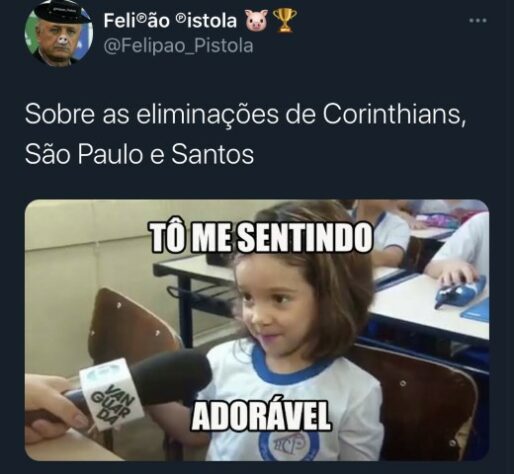 Santos, São Paulo e Corinthians são eliminados na mesma noite e fato rende memes na web