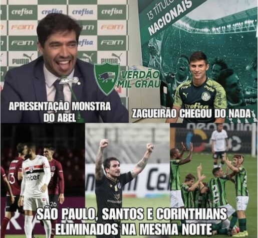 Santos, São Paulo e Corinthians são eliminados na mesma noite e fato rende memes na web