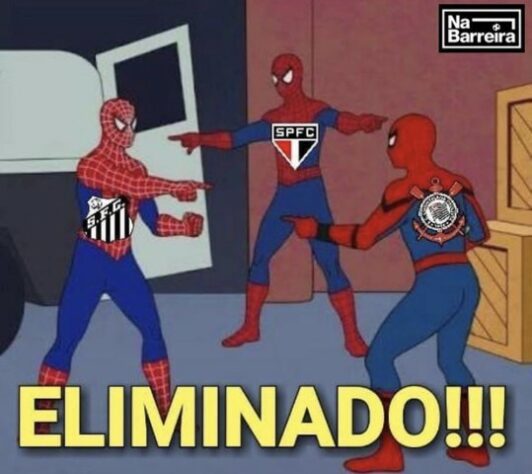 Santos, São Paulo e Corinthians são eliminados na mesma noite e fato rende memes na web