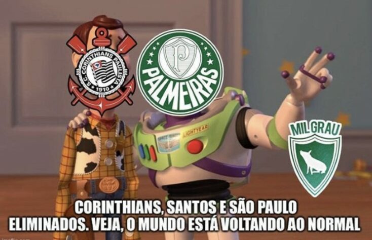 Santos, São Paulo e Corinthians são eliminados na mesma noite e fato rende memes na web