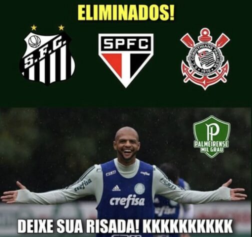 Santos, São Paulo e Corinthians são eliminados na mesma noite e fato rende memes na web