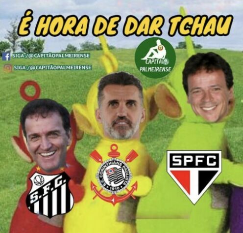 Santos, São Paulo e Corinthians são eliminados na mesma noite e fato rende memes na web