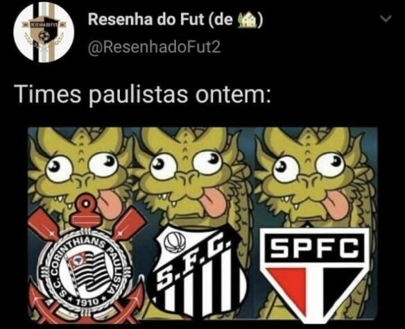 Santos, São Paulo e Corinthians são eliminados na mesma noite e fato rende memes na web