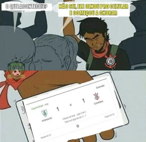 Copa do Brasil: os memes da eliminação do Corinthians para o América-MG