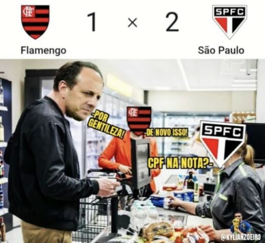 Flamengo 1 x 2 São Paulo: estreia de Rogério Ceni com derrota rendeu memes