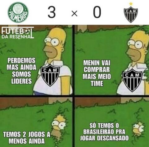 Brasileirão: os melhores memes de Palmeiras 3 x 0 Atlético-MG