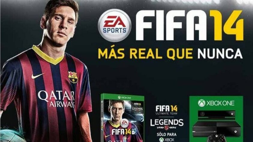 A EA Sports cometeu uma gafe ao divulgar a versão de 2014 do game FIFA. Uma foto do craque Lionel Messi com a camisa do Barcelona, ao lado da frase “mais real do que nunca” fazia a propaganda do FIFA 14. Apesar de se referir ao game, a possibilidade dos dizeres criarem um duplo sentido com o Real Madrid, maior rival do Barcelona, gerou uma polêmica no mundo da bola. 