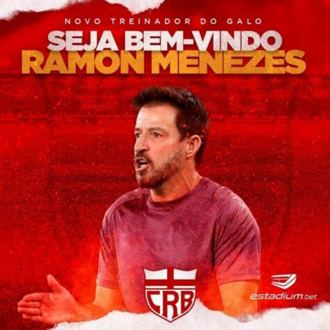 FECHADO - O CRB anunciou a chegada de seu novo comandante até o fim da temporada: Ramon Menezes, ex-Vasco.