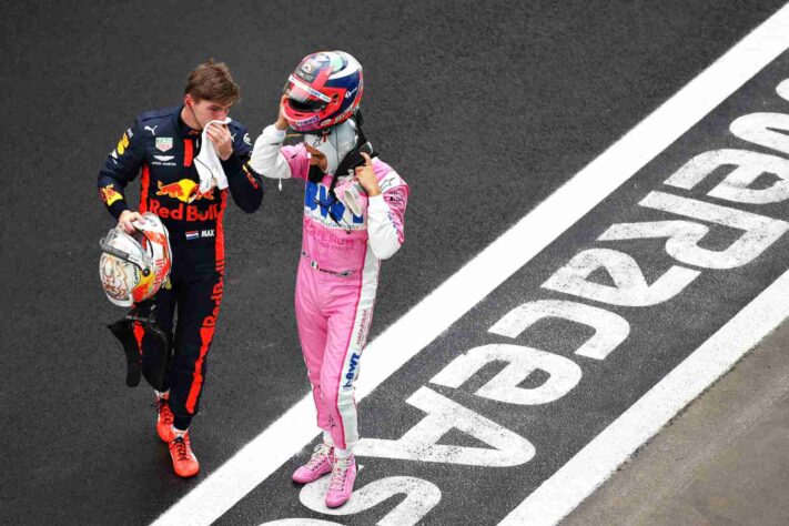 Verstappen e Stroll fizeram a primeira fila do grid.