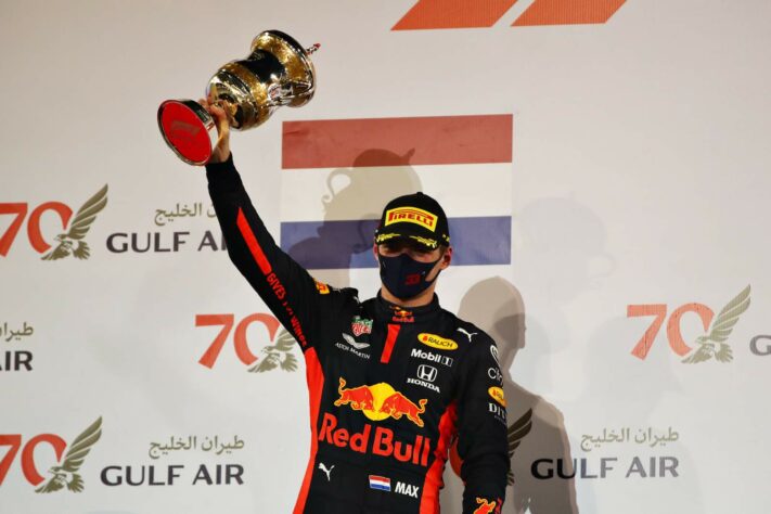 Max Verstappen foi segundo colocado. 
