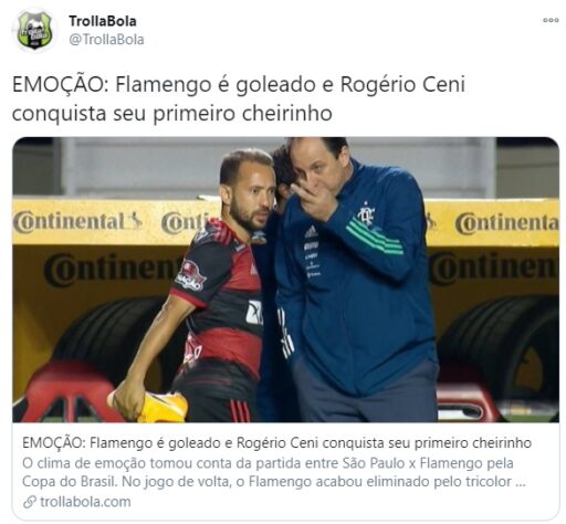 Cheirinho de volta? Flamengo e Rogério Ceni sofrem com memes após adeus na Copa do Brasil