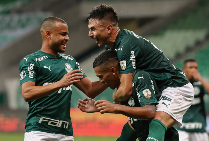 7º colocado – Palmeiras (38 pontos) – 23 jogos / 2.6% de chances de título; 58.5% para vaga na Libertadores (G6); 0.013% de chance de rebaixamento.