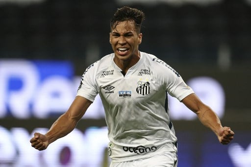 Kaio Jorge - 18 anos - Santos - Valor de mercado: € 12 milhões (R$ 76,65 milhões)