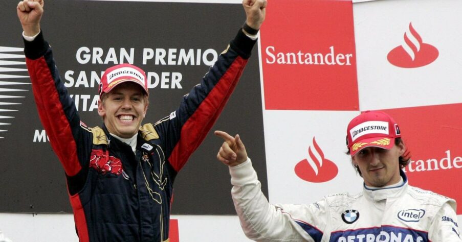 A Toro Rosso marca presença com o triunfo de Vettel na Itália em 2008.
