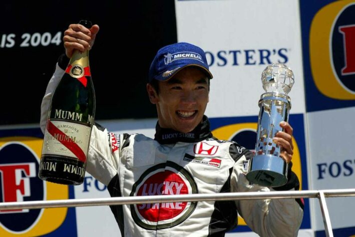 Takuma Sato disputou 90 corridas entre 2002 e 2008, com direito a pódio no GP dos EUA de 2004.