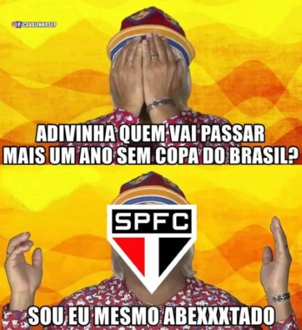 Memes: São Paulo vira piada após eliminação para o Grêmio na Copa do Brasil