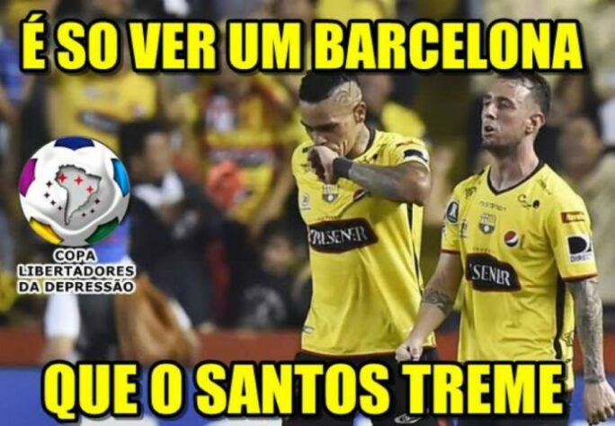 Vamos ver se é tudo isso mesmo! Independente do país de origem, o Santos tem problemas com os Barcelona. Em 2017, a "filial" do Equador eliminou o Peixe da Libertadores. Em 2013, o time foi goleado pelos espanhóis por 8 a 0 pelo Troféu Joan Gamper. Já em 2011, uma goleada por 4 a 0 na final do Mundial de Clubes.