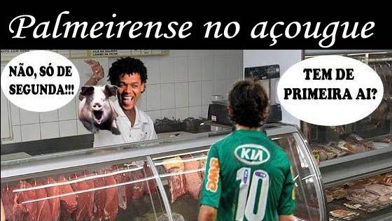 Com a 18ª colocação do Brasileirão 2012, o Palmeiras foi rebaixado pela segunda vez na sua história e fez a alegria dos torcedores rivais.