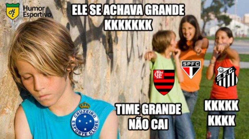 Rebaixamento do Cruzeiro: após passar anos tirando onda que nunca havia caído, o clube mineiro sofreu com zoações ao terminar o Brasileirão 2019 no Z4.