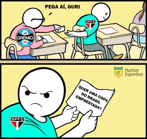 Memes: São Paulo vira piada após eliminação para o Grêmio na Copa do Brasil