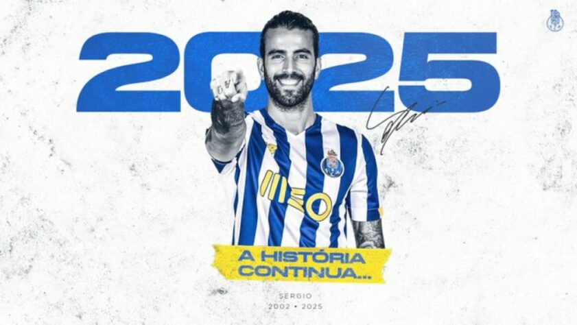 FECHADO – Na manhã deste sábado, o Porto anunciou a renovação de contrato do meia Sergio Oliveira. O jogador estendeu seu vínculo com os Dragões por mais cinco temporadas. O clube destacou que o atleta é um dos líderes da equipe.