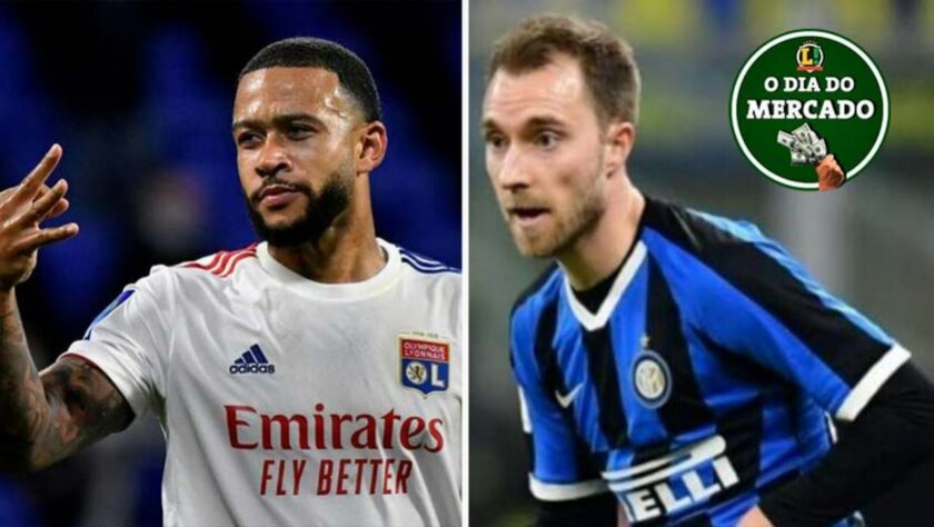 Sábado de agitação no mercado da bola! No Brasil, peças importantes renovaram contratos com seus clubes. Na Europa, Eriksen, da Inter de Milão, deseja ir para um novo clube e Memphis Depay já tem preço para sair do Lyon. Saiba mais sobre as últimas notícias do vaivém aqui!