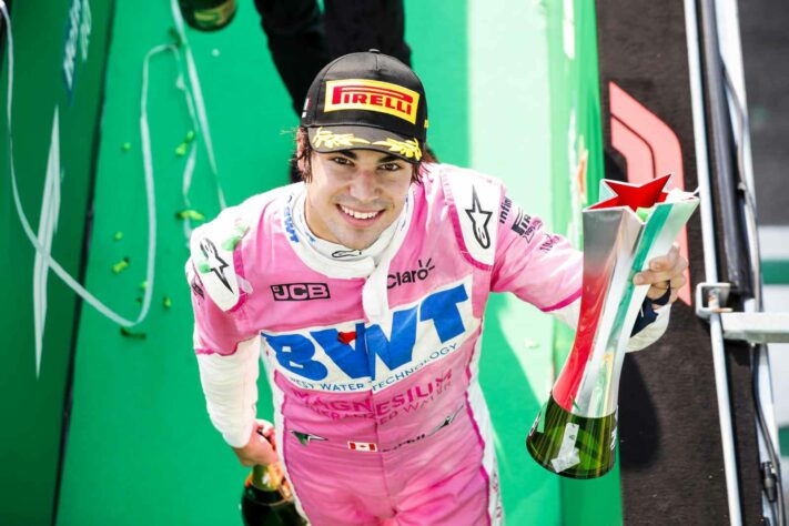 Lance Stroll. da Racing Point, conquistou dois pódios. 